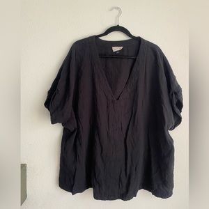 Black Universal Threads Plus Size Tunic